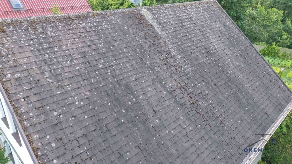 Dokumentace střechy rodinného domu z dronu